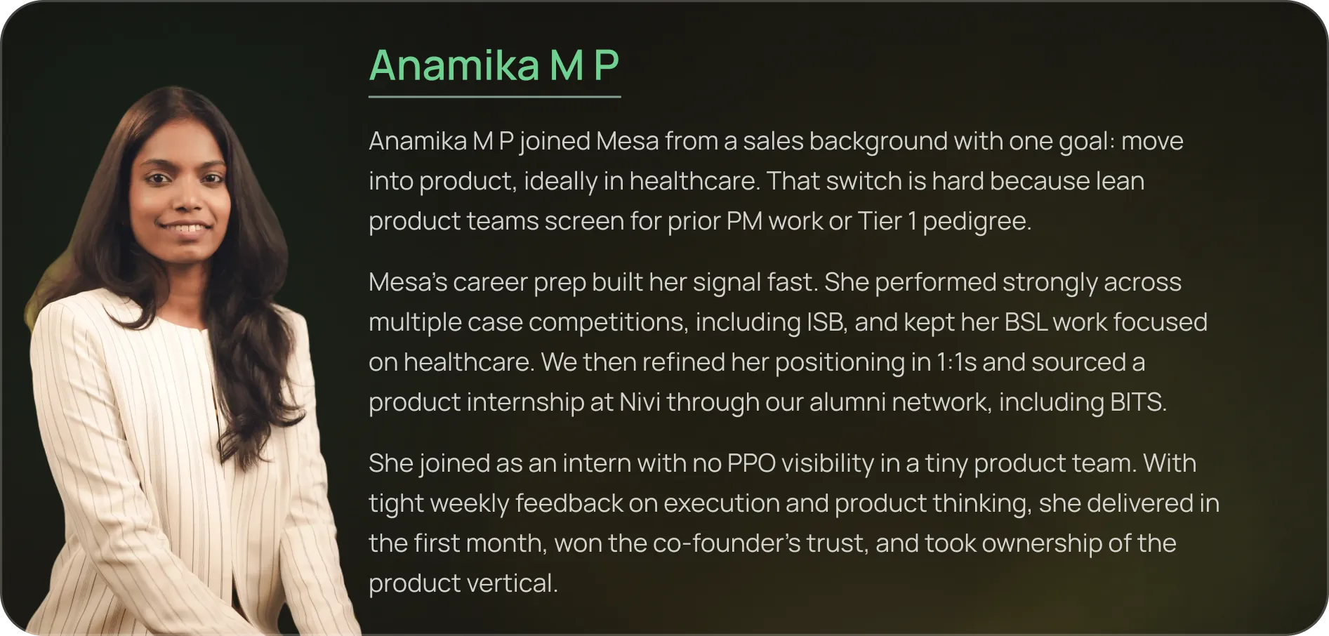 Profile card