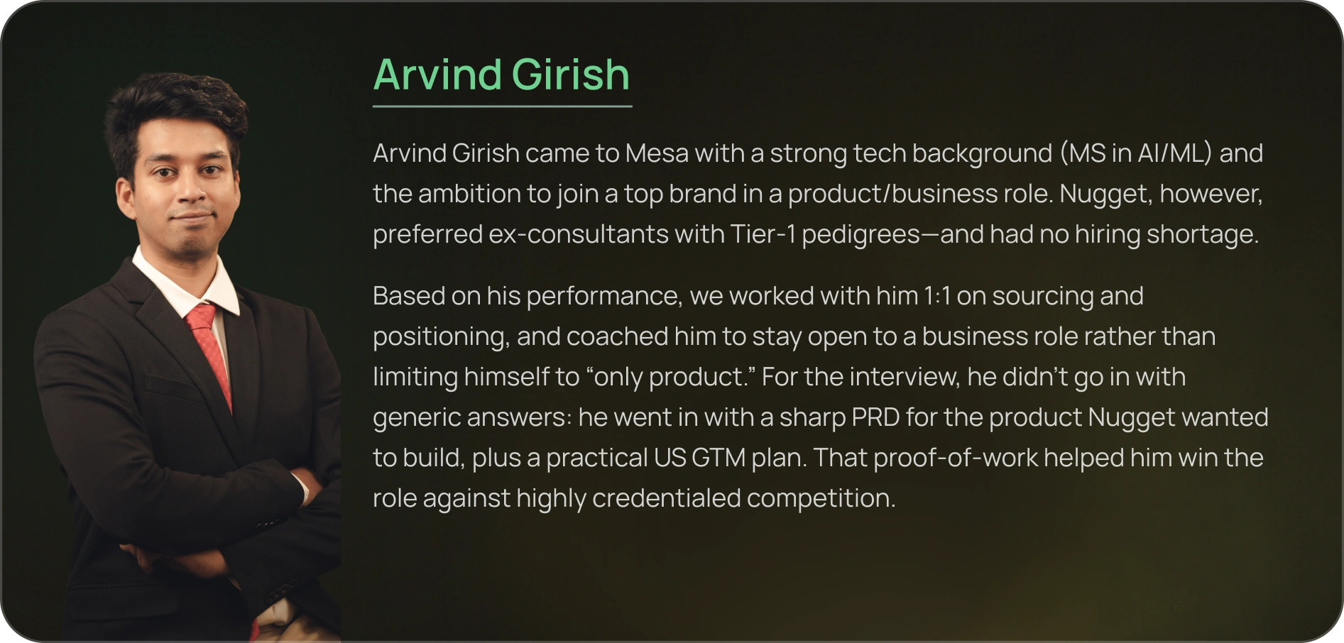 Profile card