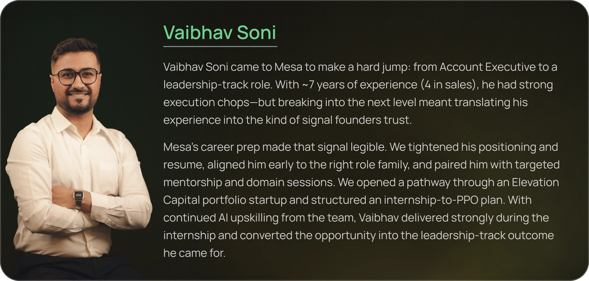 Profile card