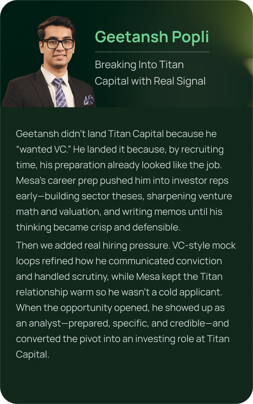 Profile card