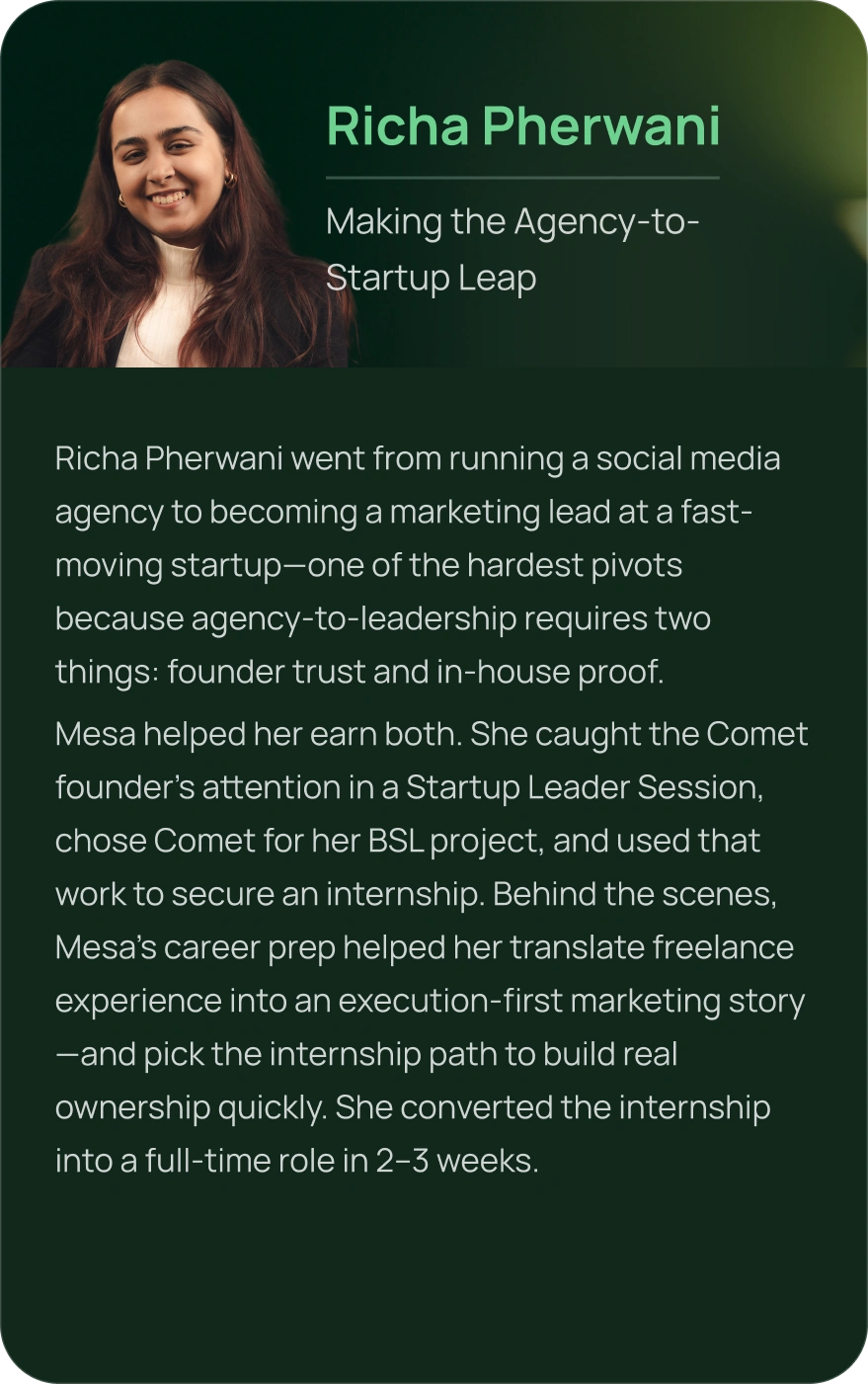 Profile card