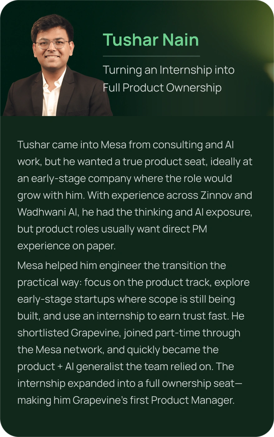 Profile card