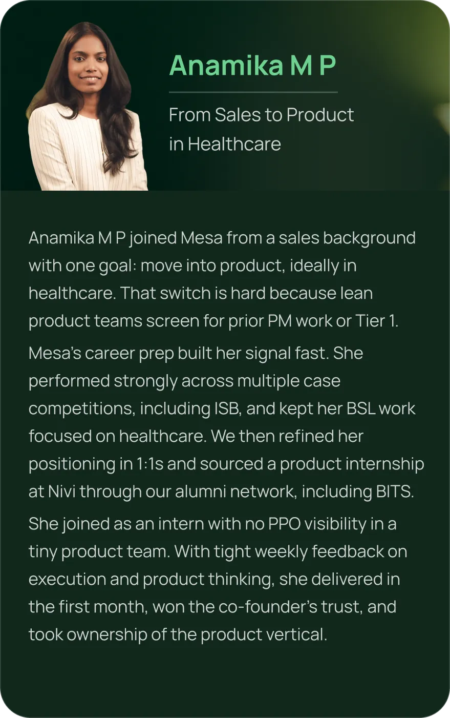 Profile card