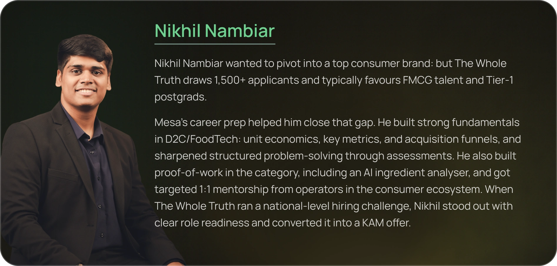 Profile card
