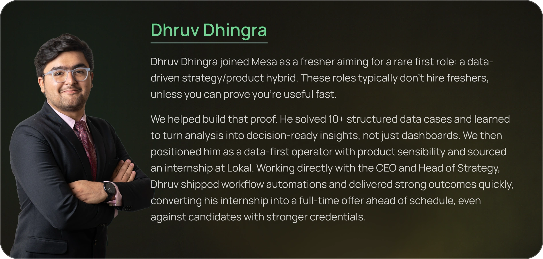 Profile card