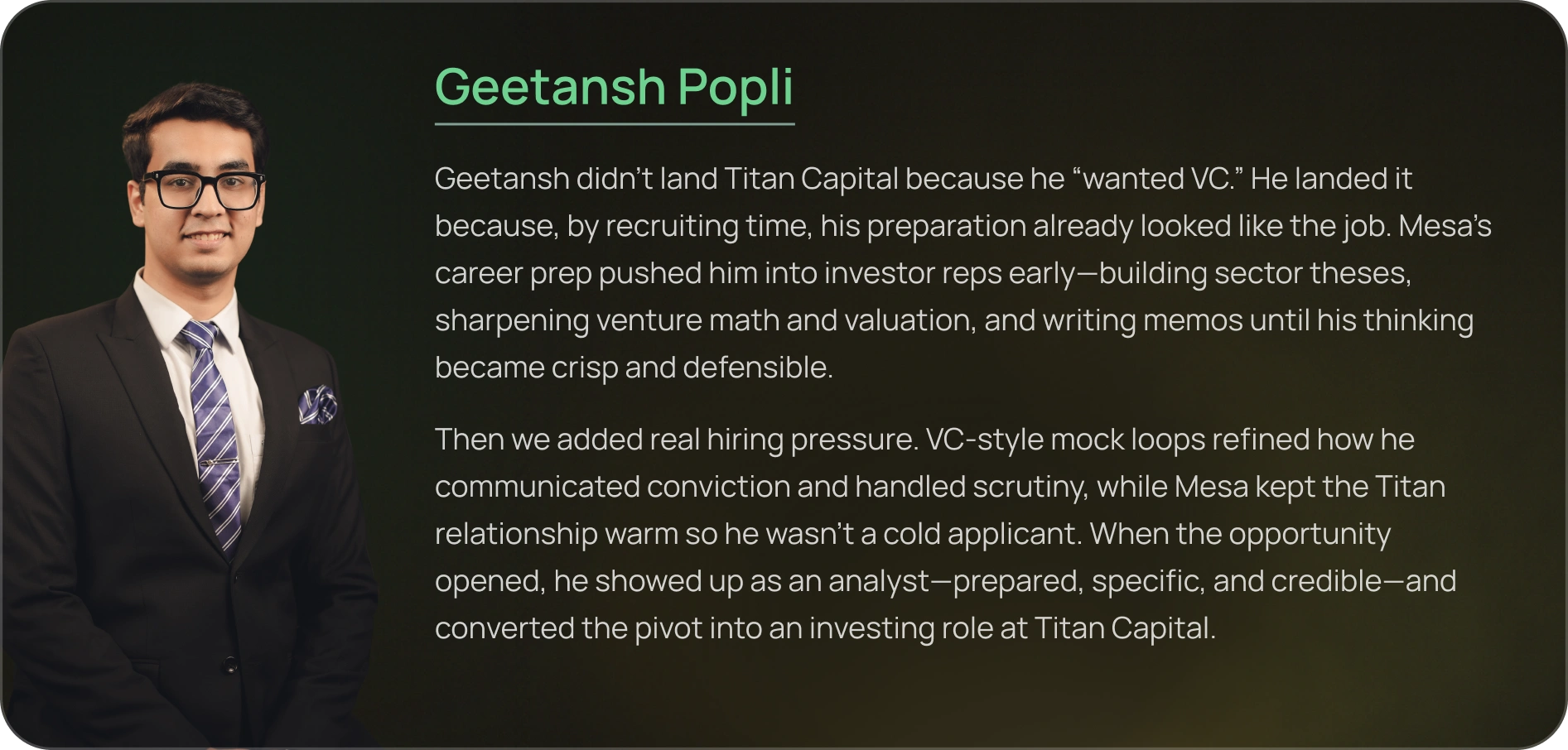 Profile card